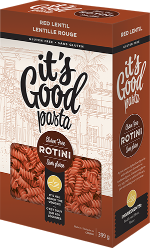 red lentil rotini its good pasta box